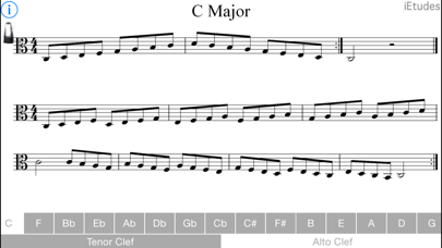 How to cancel & delete Major Scales Alto & Tenor Clef from iphone & ipad 4