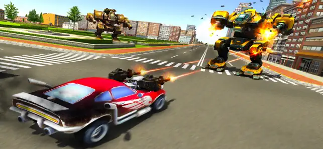 Imágen 1 Robots héroe de guerra coche iphone