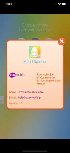 Screenshot 5 Escáner el estado de ánimo iphone