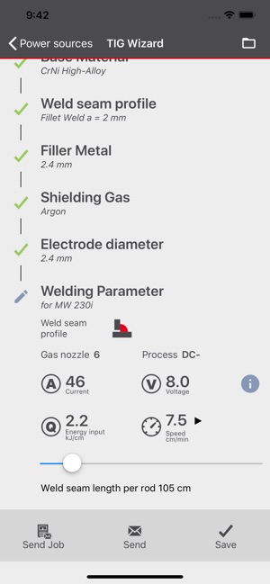 Fronius WELDCONNECT(圖5)-速報App