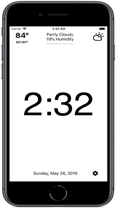 Clock Simplicity screenshot 2