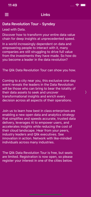 Qlik Data Revolution Tour(圖4)-速報App