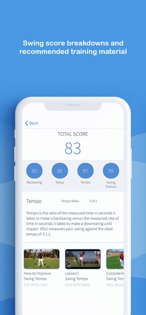 VISU - Golf Swing Analyzer(圖2)-速報App