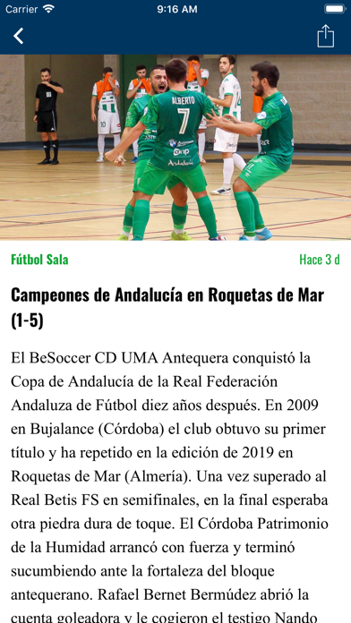 CD Universidad de Málaga screenshot 4