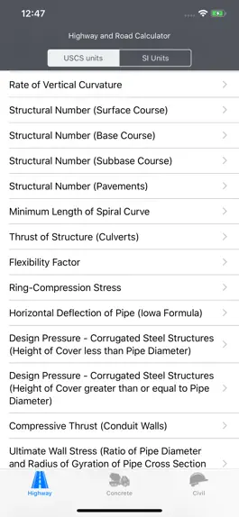 Game screenshot Highways & Roadwork Calculator hack