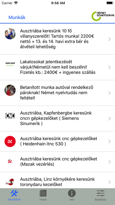 How to cancel & delete Német Szakmunkák from iphone & ipad 3