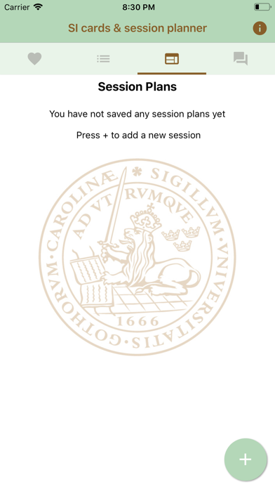 SI Cards & Session Planner screenshot 2