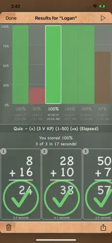 Screenshot 3 MathBoard Addition iphone
