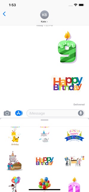 Birthday Emoji Stickers(圖6)-速報App