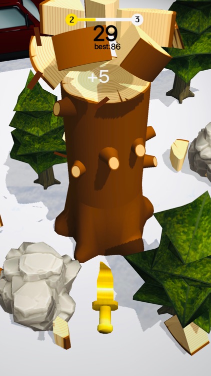 Knife Hit 3D: Smash the Trees! screenshot-4
