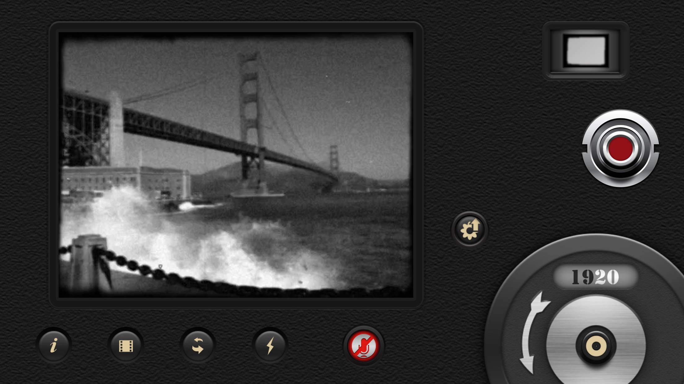 Screenshot do app 8mm Vintage Camera