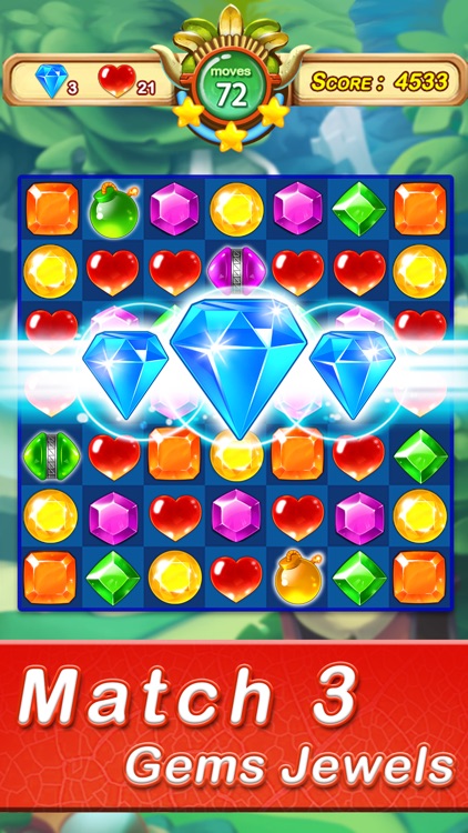 Jewels & Gems - Match 3 Games