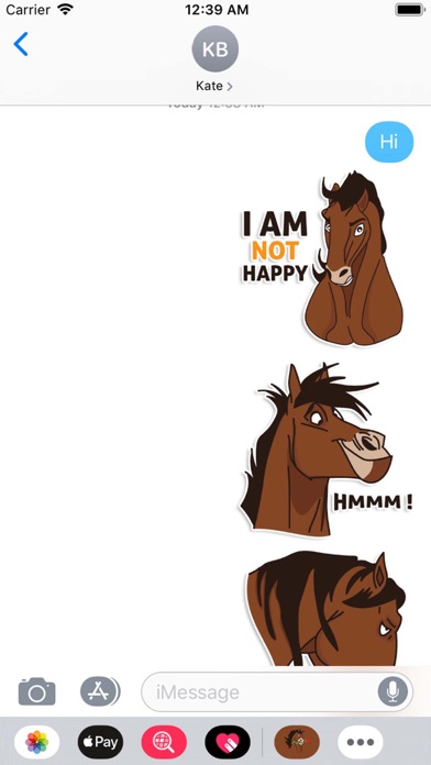 Horse Moji StickerPack screenshot 3