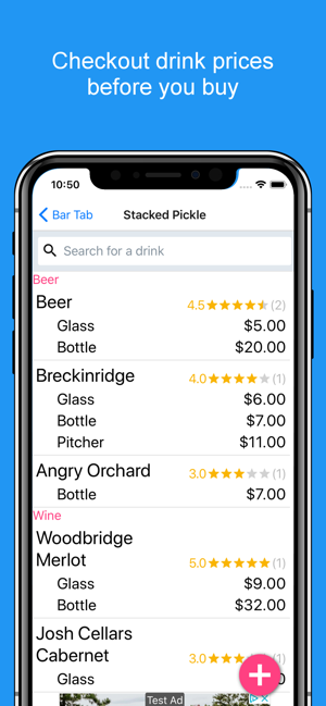 Bar Tab — Drink Price Finder(圖1)-速報App