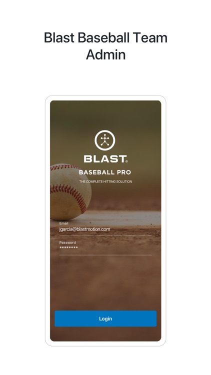 Blast Baseball Team Admin