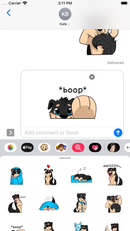 Angel The Husky Stickers screenshot-8