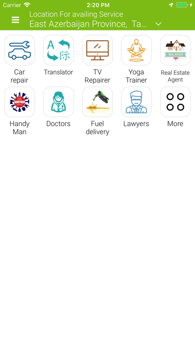 Uniservice User App screenshot 2
