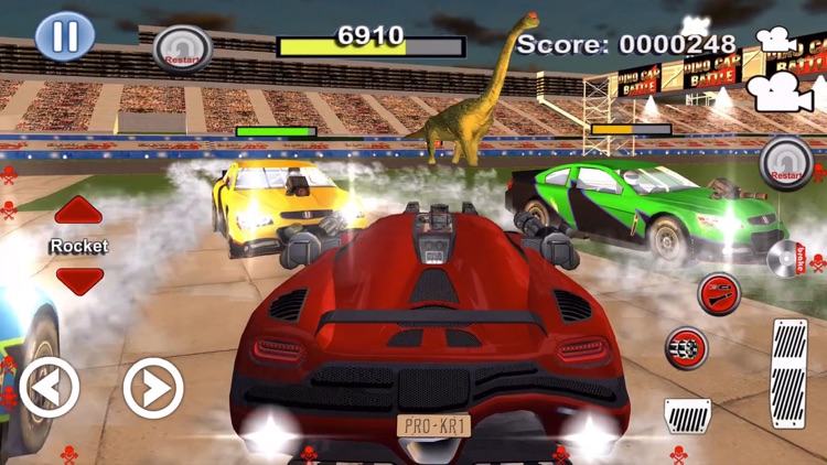 Dino Car Battle-Driver Warrior screenshot-0
