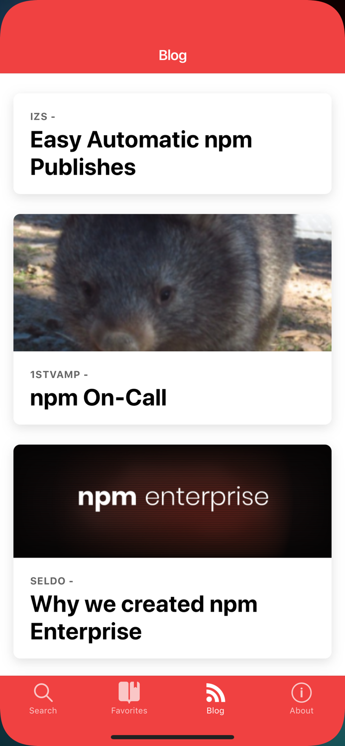 npm Registry 2 Go