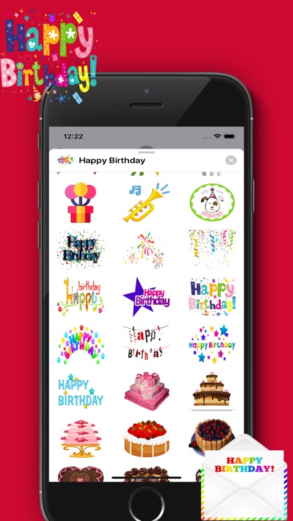 Happy Birthday Sticker - Packs