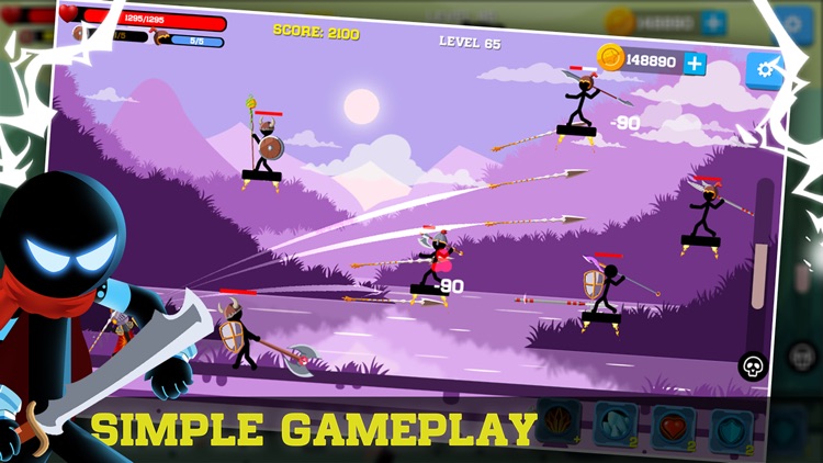 Stickman Archer - Spear War screenshot-3