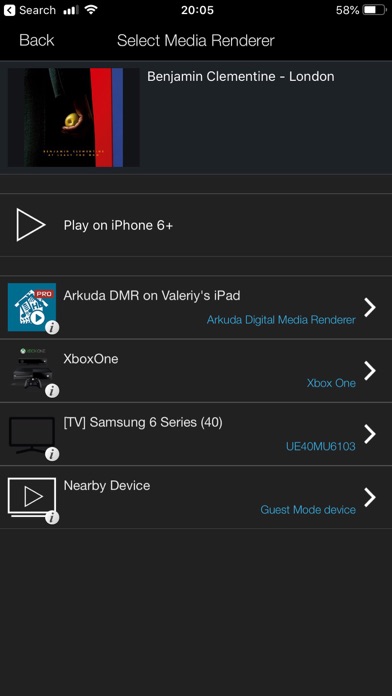 ArkMC DLNA UPnP media streaming server and video player: wirelessly share and connect movie, music and iTunes to HD TV, XBox,PS3, and AllShare TV Screenshot 3