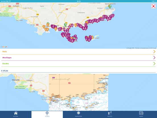 Screenshot #6 pour Guides Escales du Bloc Marine