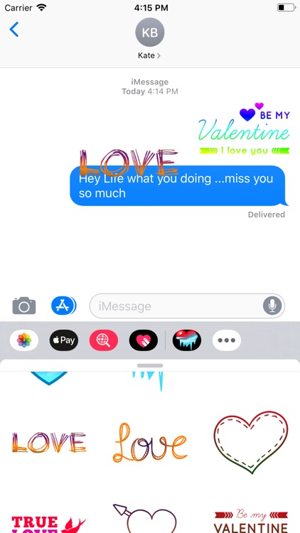 Love express emoji screenshot-4
