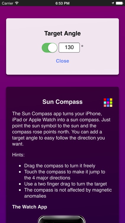 Sun Compass App