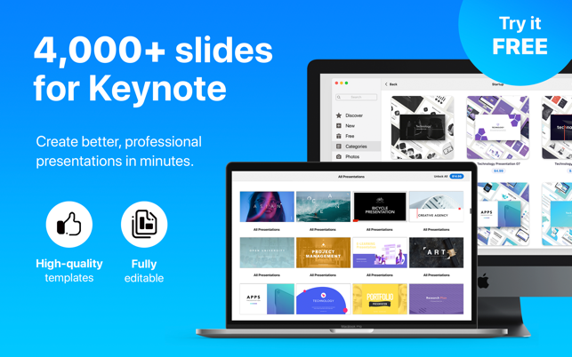 Design+ Templates for Keynote