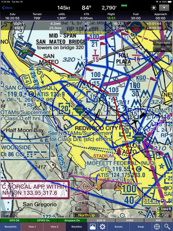 WingX Pro7 - Aviation Moving Map, Charts, and Weather screenshot