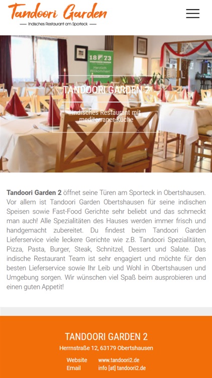 Tandoori Garden 2 Obertshausen