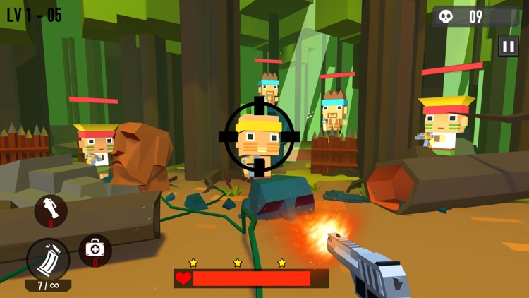 Block Shooting Hero - Gun Game