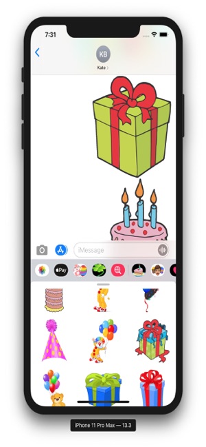 Birthday Stickers & Emojis(圖8)-速報App