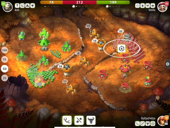 Mushroom Wars 2: ПвП Стратегия для iPad