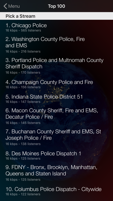 Police Scanner Radio Pro (Music & News Stations) Screenshot 7