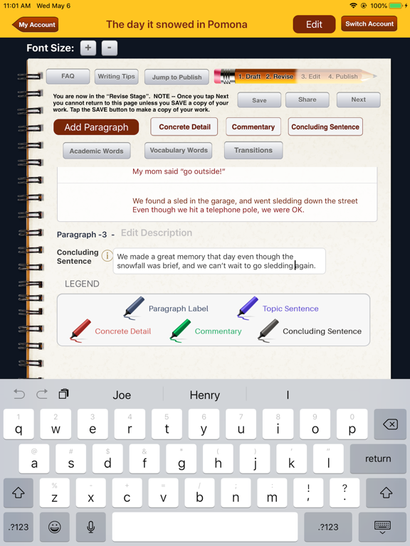 iGoWrite: Auto-Score screenshot 4