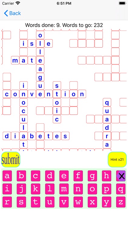 Expanding crossword puzzle screenshot-6