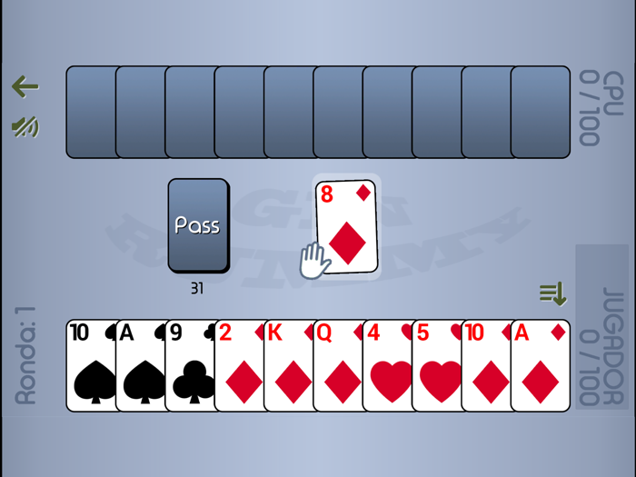 Gin Rummy card game