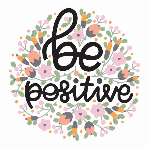 Be Positive Stickers