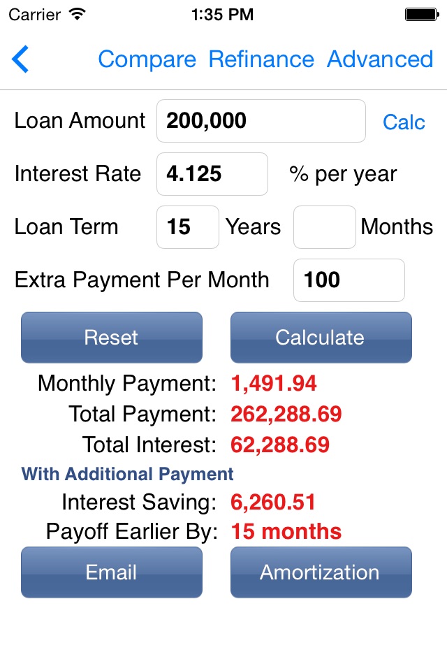 EZ Financial Calculators screenshot 3