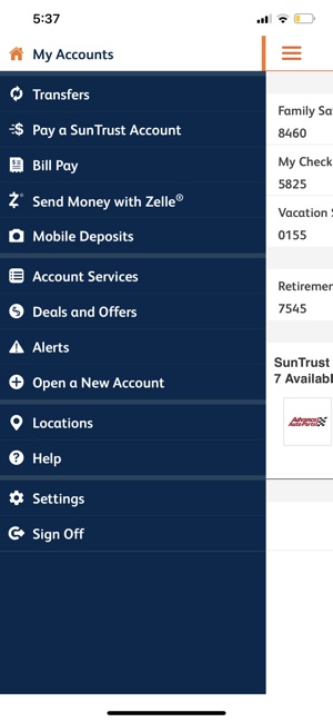 SunTrust Mobile App