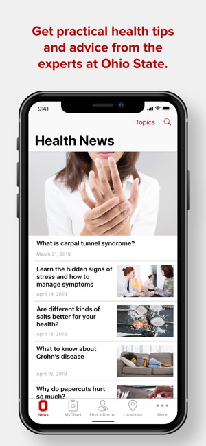 Ohio State MyHealth(圖8)-速報App