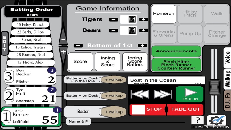 Gametime Announcer Travel Team screenshot-0