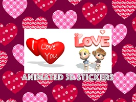 Show them how much you care when you include these cute animated stickers in your messages