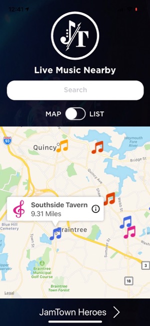 JamTown-Local Live MusicFinder(圖2)-速報App