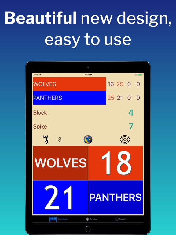 VBall ScoreMaster Screenshots