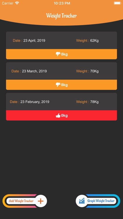 Natural Weight Tracker