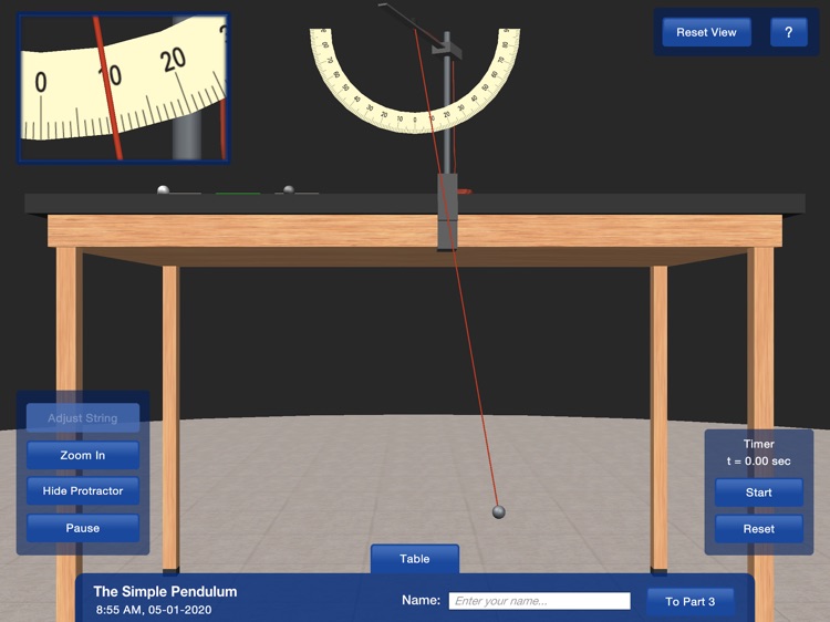 PP+ Motion of a Pendulum