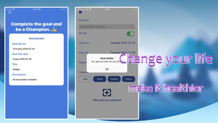 Goal Setter - Day to Day Goal